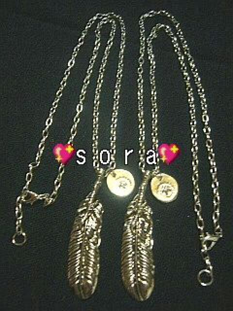 LOVE リーフ.レッグ ペアネックレスセット < 女性アクセサリー/時計 LOVE リーフ.レッグ ペアネックレスセット < 女性アクセサリー/時計の