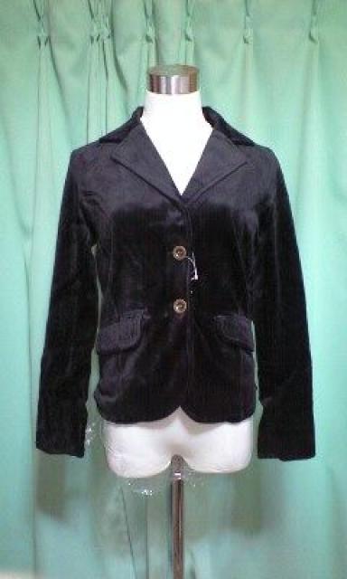 Regard caressantベロアジャケット黒 < 女性ファッション  Regard caressantベロアジャケット黒  < 女性ファッションの