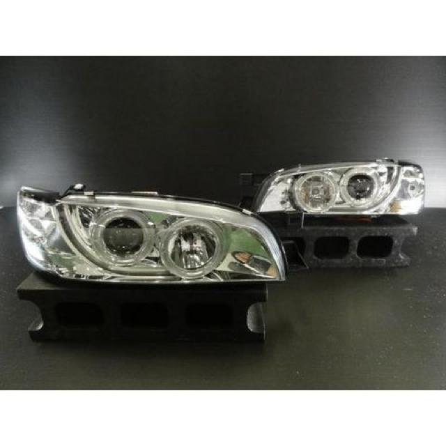 スバル LEDイカリング付プロジェクターヘッドライト インプレッサ メッキ < 自動車/バイク スバル LEDイカリング付プロジェクターヘッドライト インプレッサ メッキ < 自動車/バイク