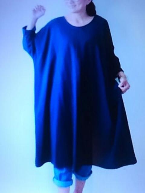 ●ナチュラルコットン素材の ゆったり*シンプル ワンピース●新品ブラック < 女性ファッション ●ナチュラルコットン素材の ゆったり*シンプル ワンピース●新品ブラック < 女性ファッションの