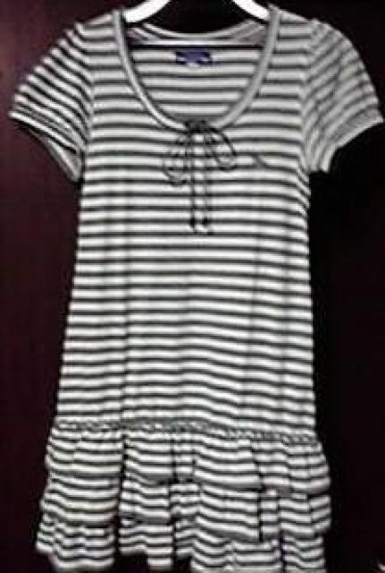 BURBERRY BLUE LABEL★ボーダーティアードフリルワンピ―ス < ブランド  BURBERRY BLUE LABEL★ボーダーティアードフリルワンピ―ス < ブランドの