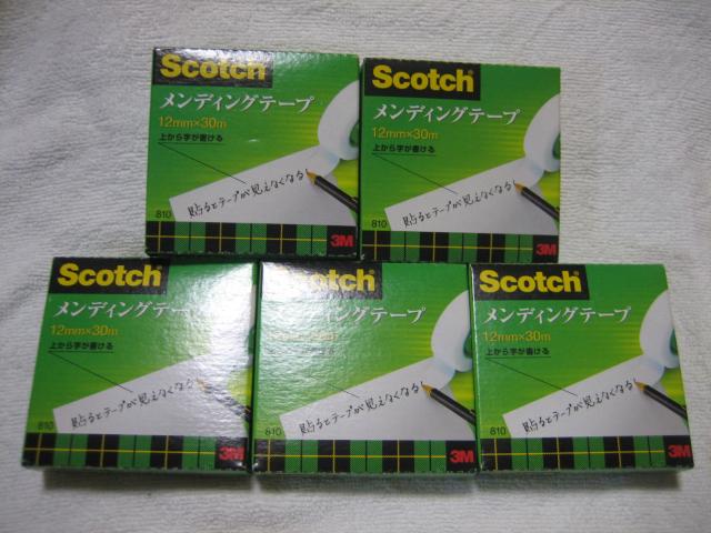 スコッチ メンディングテープ(住友3M) 12mm×30m  5個 < インテリア/ライフ  スコッチ メンディングテープ(住友3M) 12mm×30m  5個  < インテリア/ライフの