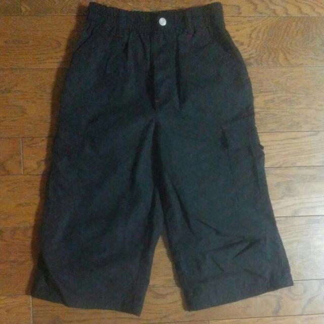 140 ブラック 短パンツ ブラック < キッズ/ベビー  140 ブラック 短パンツ ブラック  < キッズ/ベビーの