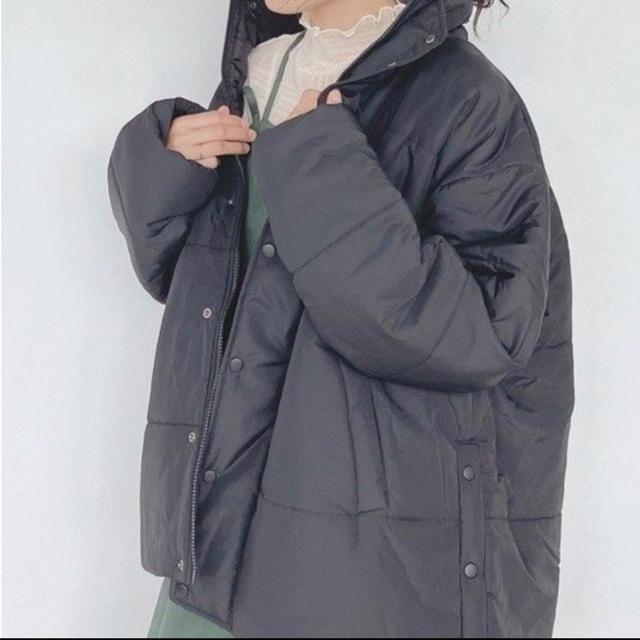 新品AS KNOW AS  サイドスリット中綿フェイクダウンジャケット < 女性ファッション  新品AS KNOW AS  サイドスリット中綿フェイクダウンジャケット < 女性ファッションの