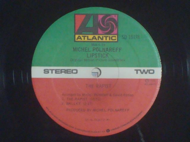 Lipstick / MICHEL POLNAREFF US盤LP サントラ盤 < CD/DVD/ビデオ  Lipstick / MICHEL POLNAREFF US盤LP サントラ盤 < CD/DVD/ビデオの