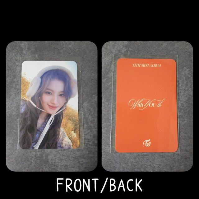 TWICE【先着ランダム特典】WITHMUUトレカ(サナ)With You-th < タレントグッズ  TWICE【先着ランダム特典】WITHMUUトレカ(サナ)With You-th < タレントグッズの