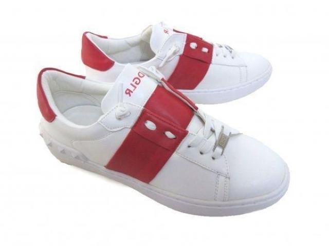 1円~C119新品DayGLORYレースアップ/スリッポンスニーカー25.5aWHITE×RED♂ < 男性ファッション  1円~C119新品DayGLORYレースアップ/スリッポンスニーカー25.5aWHITE×RED♂  < 男性ファッションの