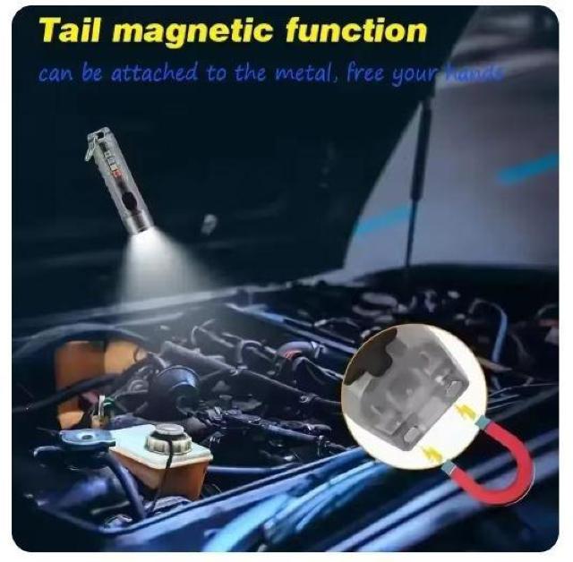 ハンディライト ミニ 懐中電灯 USB-C充電式 キーホルダーライト led 超小型 軍用 強力 防水 フラッシュライト  90 < 家電/AV  ハンディライト ミニ 懐中電灯 USB-C充電式 キーホルダーライト led 超小型 軍用 強力 防水 フラッシュライト  90 < 家電/AVの