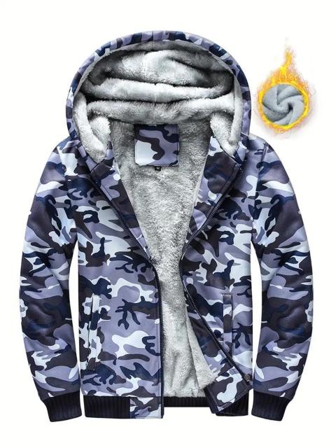 爆ヤス価格3490円★ポケット付きメンズスタイリッシュ迷彩柄 長袖暖かいフード付きスウェットシャツ 空色 日本サイズXL < 男性ファッション  爆ヤス価格3490円★ポケット付きメンズスタイリッシュ迷彩柄 長袖暖かいフード付きスウェットシャツ 空色 日本サイズXL  < 男性ファッションの