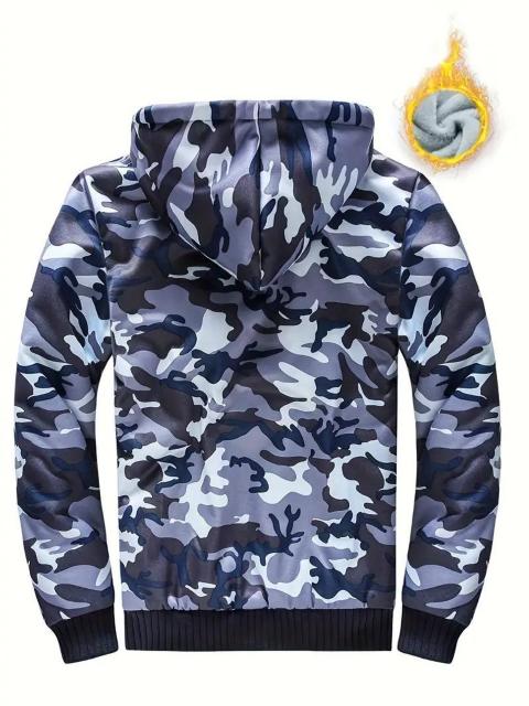 爆ヤス価格3490円★ポケット付きメンズスタイリッシュ迷彩柄 長袖暖かいフード付きスウェットシャツ 空色 日本サイズXL < 男性ファッション  爆ヤス価格3490円★ポケット付きメンズスタイリッシュ迷彩柄 長袖暖かいフード付きスウェットシャツ 空色 日本サイズXL < 男性ファッションの