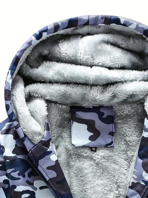 爆ヤス価格3490円★ポケット付きメンズスタイリッシュ迷彩柄 長袖暖かいフード付きスウェットシャツ 空色 日本サイズXL < 男性ファッション  爆ヤス価格3490円★ポケット付きメンズスタイリッシュ迷彩柄 長袖暖かいフード付きスウェットシャツ 空色 日本サイズXL < 男性ファッションの