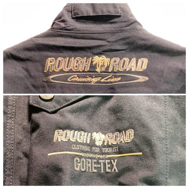 ROUGH ROAD GORE-TEX ライディングジャケット XLサイズ 黒 バイカージャケット ラフ&ロード ゴアテックス < 自動車/バイク ROUGH ROAD GORE-TEX ライディングジャケット XLサイズ 黒 バイカージャケット ラフ&ロード ゴアテックス < 自動車/バイク