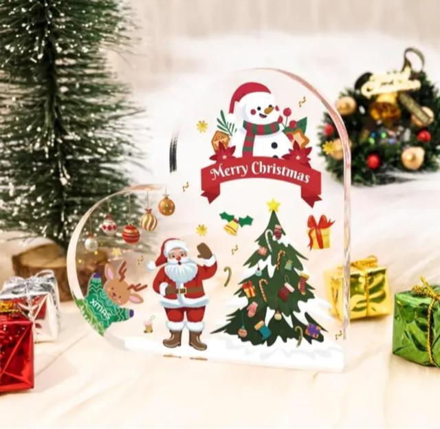 【新商品】【クリスマス特集】クリスマス ハート型 アクリル 置物 ツリー柄 インテリア雑貨 オブジェ < インテリア/ライフ 【新商品】【クリスマス特集】クリスマス ハート型 アクリル 置物 ツリー柄 インテリア雑貨 オブジェ < インテリア/ライフの