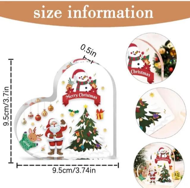 【新商品】【クリスマス特集】クリスマス ハート型 アクリル 置物 ツリー柄 インテリア雑貨 オブジェ < インテリア/ライフ 【新商品】【クリスマス特集】クリスマス ハート型 アクリル 置物 ツリー柄 インテリア雑貨 オブジェ < インテリア/ライフの