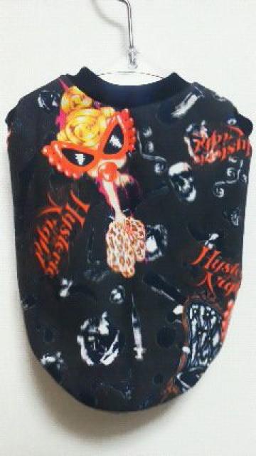 ハンドメイド*ヒスミニTシャツ*ゴスロリ柄・黒・犬用*S < ペット/手芸/園芸  ハンドメイド*ヒスミニTシャツ*ゴスロリ柄・黒・犬用*S  < ペット/手芸/園芸の