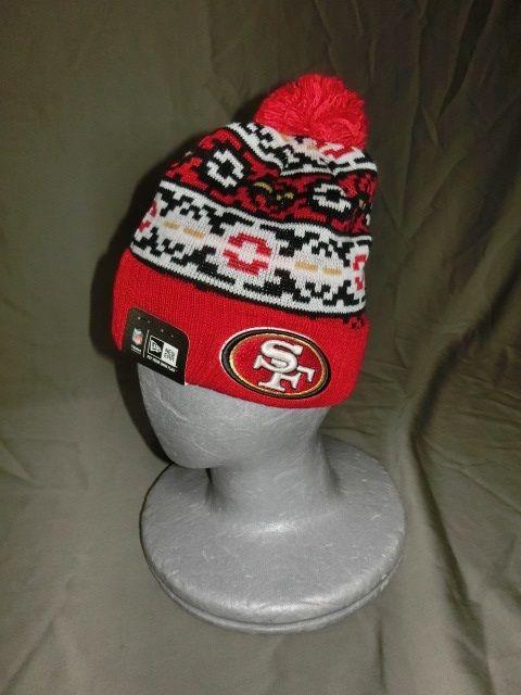 USA購入 NEWERA社製 NFL【SanFrancisco49ers】ロゴ刺繍ニットCAP < 男性ファッション  USA購入 NEWERA社製 NFL【SanFrancisco49ers】ロゴ刺繍ニットCAP  < 男性ファッションの