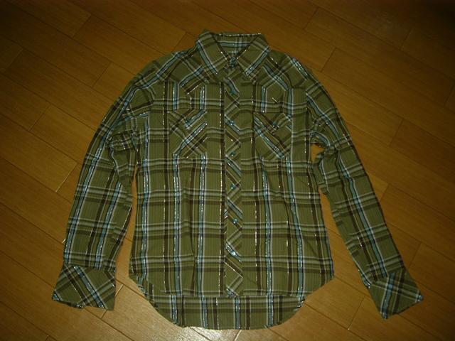 TMTラメチェックシャツM薄手ホツレ加工ダメージ < ブランド  TMTラメチェックシャツM薄手ホツレ加工ダメージ  < ブランドの