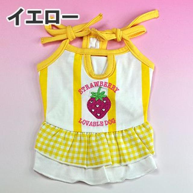 大人気!!いちごワンピース5号 (2L) イエロー★新品 〜8kg位 < ペット/手芸/園芸  大人気!!いちごワンピース5号 (2L) イエロー★新品 〜8kg位 < ペット/手芸/園芸の