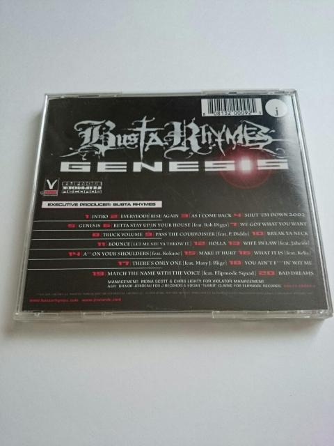BUSTA RHYMES バスタ・ライムス 『GENESIS』 輸入盤★ < CD/DVD/ビデオ  BUSTA RHYMES バスタ・ライムス 『GENESIS』 輸入盤★ < CD/DVD/ビデオの