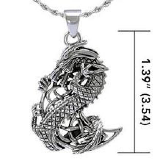 PS:Mythical Dragon Clutching Celtic Moon < 女性アクセサリー/時計  PS:Mythical Dragon Clutching Celtic Moon < 女性アクセサリー/時計の