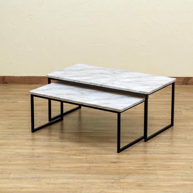 【送料無料】センターテーブル2点セット 木目調 マーブル柄 ストーン調 ロー 机 < インテリア/ライフ 【送料無料】センターテーブル2点セット 木目調 マーブル柄 ストーン調 ロー 机 < インテリア/ライフの