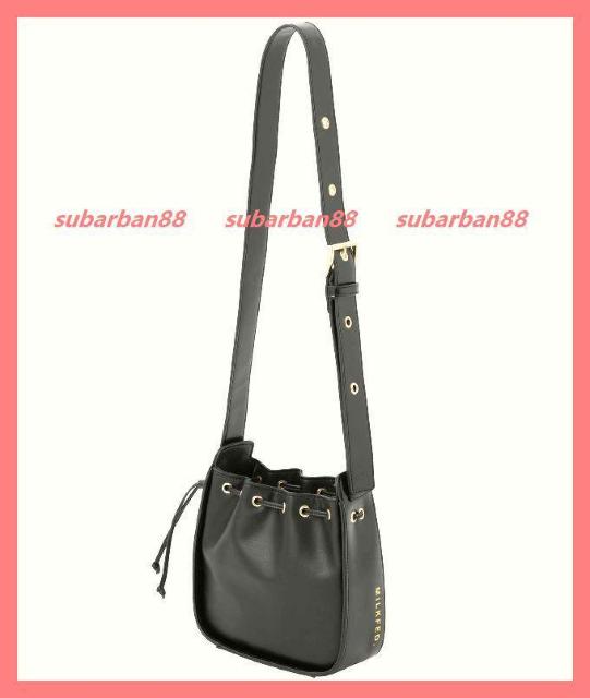 ☆ミルクフェド☆超美品♪合皮サイドロゴフリンジミニショルダーバッグ黒☆ < ブランド ☆ミルクフェド☆超美品♪合皮サイドロゴフリンジミニショルダーバッグ黒☆ < ブランドの