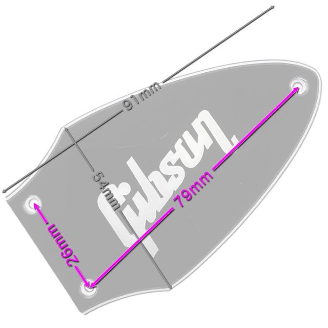 Gibson Flying V �g���X���b�h�J�o�[ �u���b�N 3�v���C/������ �� �z�r�[�� 