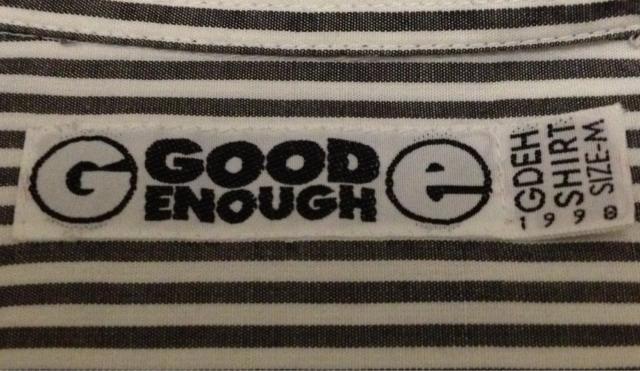 《GOOD ENOUGH》シャツ グッドイナフ エイプSUPREME ステューシー ヴィンテージ ビンテージ VINTAGE 古着 < ブランド  《GOOD ENOUGH》シャツ グッドイナフ エイプSUPREME ステューシー ヴィンテージ ビンテージ VINTAGE 古着 < ブランドの