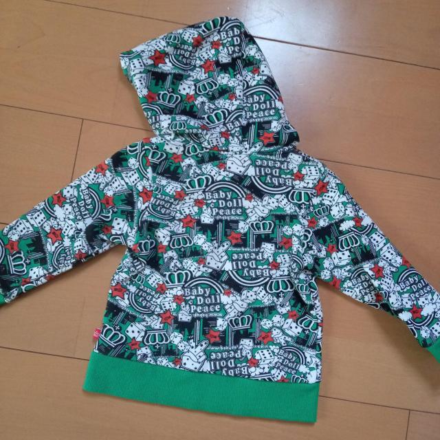 新品ダイスパーカー90緑ベビードールBABYDOLLベビド < ブランド  新品ダイスパーカー90緑ベビードールBABYDOLLベビド < ブランドの