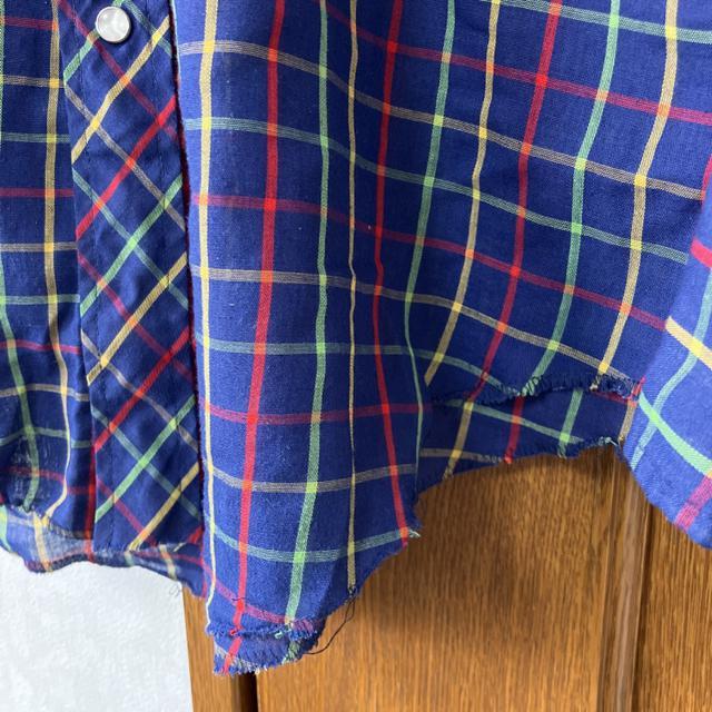 即決 wrangler permanent press チェックシャツ < 男性ファッション  即決 wrangler permanent press チェックシャツ < 男性ファッションの