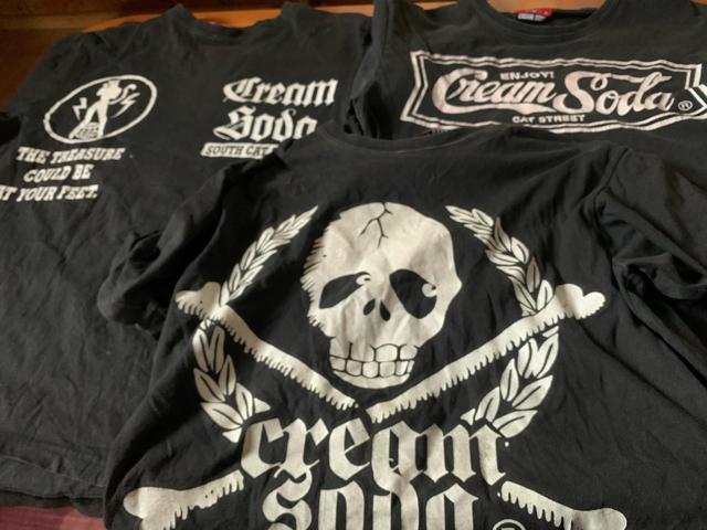CLEAM SODA クリームソーダ Tシャツ 三枚セット サイズM 送料無料 < 男性ファッション  CLEAM SODA クリームソーダ Tシャツ 三枚セット サイズM 送料無料 < 男性ファッションの