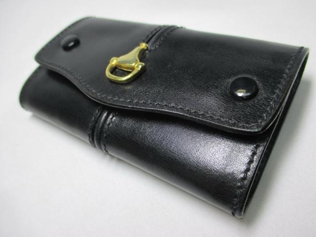 美品 GUCCI グッチ 6連キーケース オールドグッチ キーケース ホースビット レザー ブラック 黒 本物 < ブランド 美品 GUCCI グッチ 6連キーケース オールドグッチ キーケース ホースビット レザー ブラック 黒 本物 < ブランドの