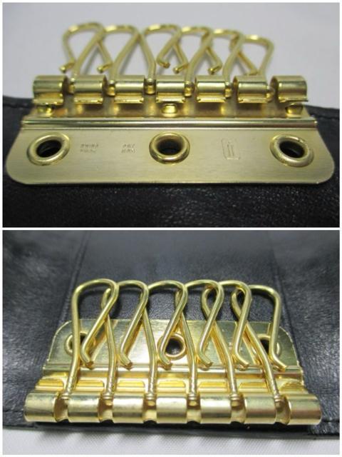 美品 GUCCI グッチ 6連キーケース オールドグッチ キーケース ホースビット レザー ブラック 黒 本物 < ブランド 美品 GUCCI グッチ 6連キーケース オールドグッチ キーケース ホースビット レザー ブラック 黒 本物 < ブランドの