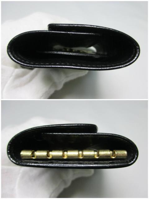 美品 GUCCI グッチ 6連キーケース オールドグッチ キーケース ホースビット レザー ブラック 黒 本物 < ブランド 美品 GUCCI グッチ 6連キーケース オールドグッチ キーケース ホースビット レザー ブラック 黒 本物 < ブランドの