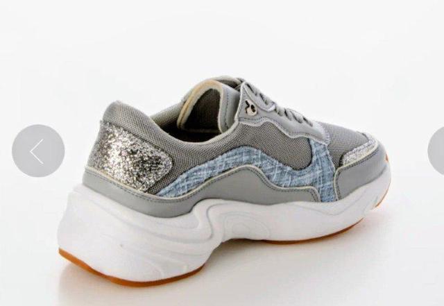 ブリジットバーキン☆ラメツイードコンビスニーカー☆グレー24cm < 女性ファッション ブリジットバーキン☆ラメツイードコンビスニーカー☆グレー24cm < 女性ファッションの