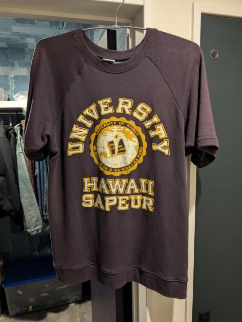 SAPEur/サプール/半袖スウェット/クルーネック/UNIVERSITY/カレッジ/VINTAGE/ヴィンテージ/アメカジ < 男性ファッション SAPEur/サプール/半袖スウェット/クルーネック/UNIVERSITY/カレッジ/VINTAGE/ヴィンテージ/アメカジ < 男性ファッションの