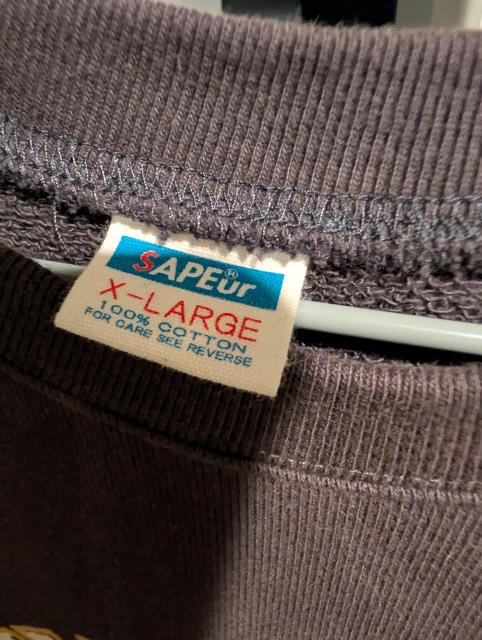 SAPEur/サプール/半袖スウェット/クルーネック/UNIVERSITY/カレッジ/VINTAGE/ヴィンテージ/アメカジ < 男性ファッション SAPEur/サプール/半袖スウェット/クルーネック/UNIVERSITY/カレッジ/VINTAGE/ヴィンテージ/アメカジ < 男性ファッションの