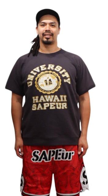 SAPEur/サプール/半袖スウェット/クルーネック/UNIVERSITY/カレッジ/VINTAGE/ヴィンテージ/アメカジ < 男性ファッション SAPEur/サプール/半袖スウェット/クルーネック/UNIVERSITY/カレッジ/VINTAGE/ヴィンテージ/アメカジ < 男性ファッションの