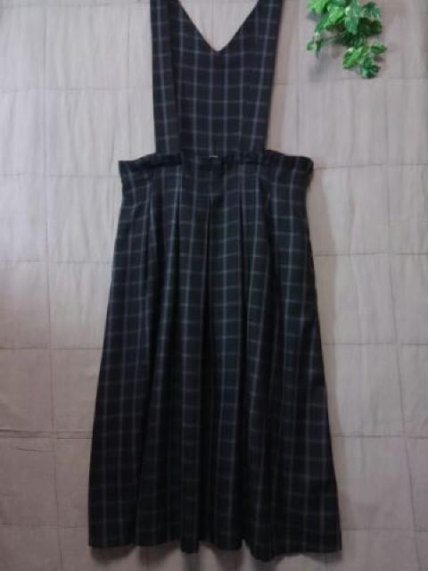 *chambre de charme* コウシチェック サロペットスカート < ブランド *chambre de charme* コウシチェック サロペットスカート < ブランドの