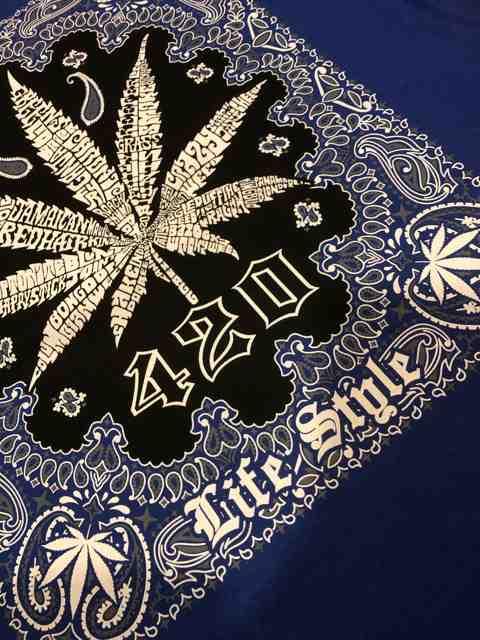 LA直輸入  420マリファナ  ロイヤルブルー size 2XL  厚手  G2 < 男性ファッション  LA直輸入  420マリファナ  ロイヤルブルー size 2XL  厚手  G2 < 男性ファッションの