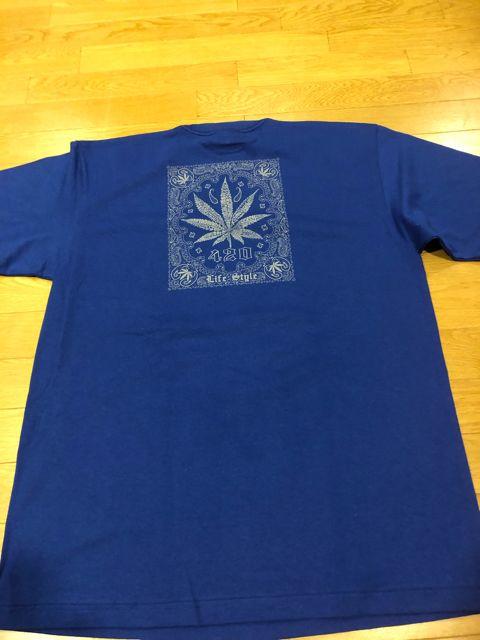 LA直輸入  420マリファナ  ロイヤルブルー size 2XL  厚手  G2 < 男性ファッション  LA直輸入  420マリファナ  ロイヤルブルー size 2XL  厚手  G2 < 男性ファッションの