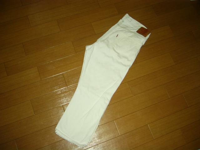 ジュンヤワタナベ×Levi'sホワイトデニムXSブリーチ加工7分丈 < ブランド ジュンヤワタナベ×Levi'sホワイトデニムXSブリーチ加工7分丈 < ブランドの