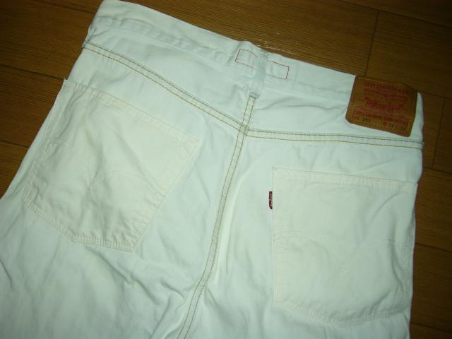 ジュンヤワタナベ×Levi'sホワイトデニムXSブリーチ加工7分丈 < ブランド ジュンヤワタナベ×Levi'sホワイトデニムXSブリーチ加工7分丈 < ブランドの