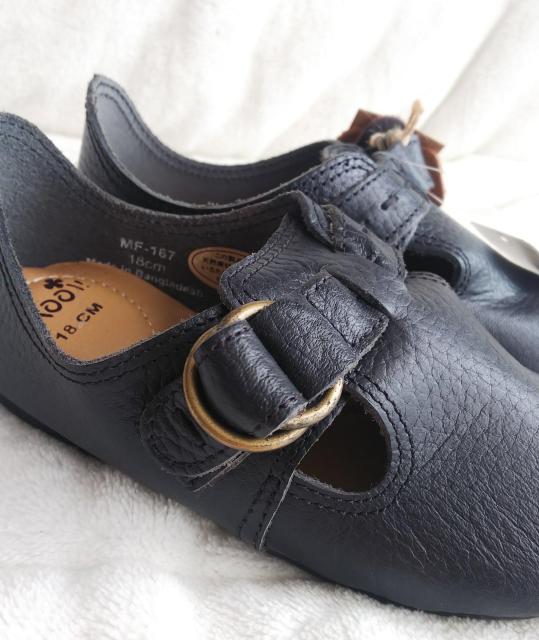 18cm★mooi! mini★本革ストラップシューズ★ネロ★子供靴★ < キッズ/ベビー 18cm★mooi! mini★本革ストラップシューズ★ネロ★子供靴★ < キッズ/ベビーの