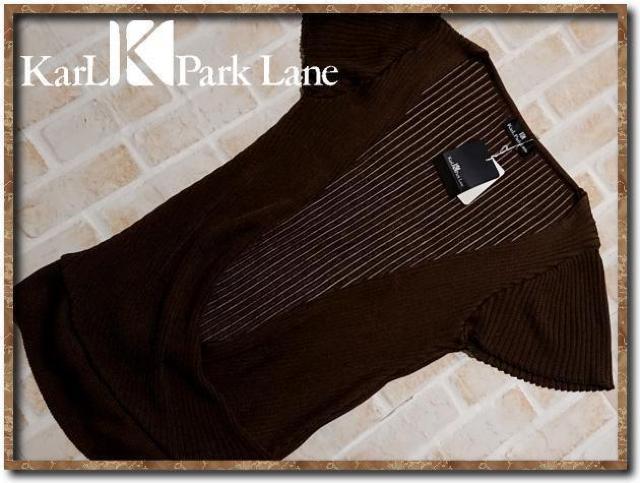 カールパークレーン カシュクールカットソー 茶 < ブランド  カールパークレーン カシュクールカットソー 茶  < ブランドの