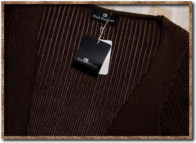 カールパークレーン カシュクールカットソー 茶 < ブランド  カールパークレーン カシュクールカットソー 茶 < ブランドの