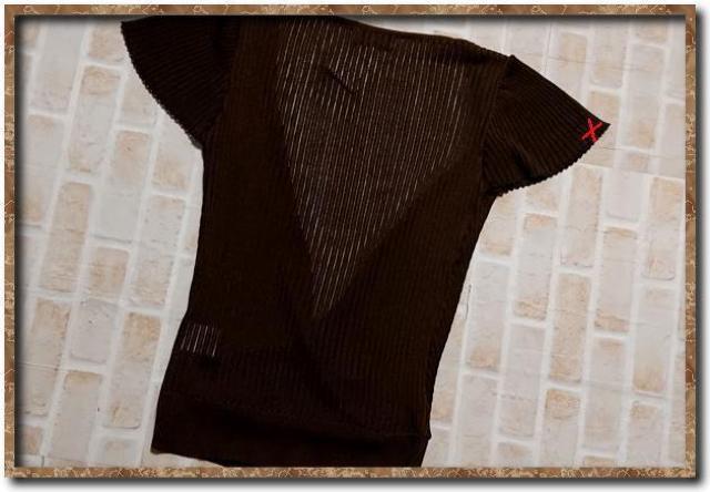 カールパークレーン カシュクールカットソー 茶 < ブランド  カールパークレーン カシュクールカットソー 茶 < ブランドの