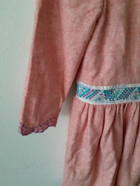 bonica dot ボニカドット◆可愛い♪ピンク 刺繍 フレア チュニック ワンピース◆サイズ0 < ブランド  bonica dot ボニカドット◆可愛い♪ピンク 刺繍 フレア チュニック ワンピース◆サイズ0 < ブランドの