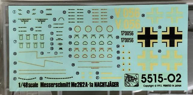 1/48 DRAGON hCcR Me262A-1a NACHTJAGER 5515  zr[ 