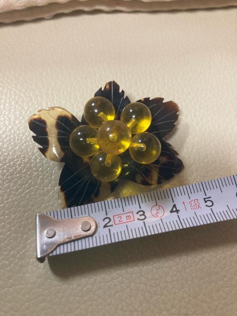 1650.未使用☆べっ甲ブローチ < 女性アクセサリー/時計  1650.未使用☆べっ甲ブローチ < 女性アクセサリー/時計の